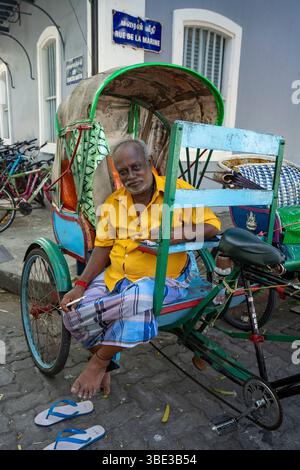 Indien, Pondichery, french Quarter Stockfoto