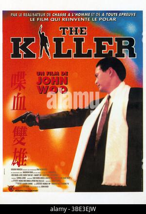 The Killer Dip huet seung Hang Jahr : 1989 Hongkong Regie: John Woo Chow Yun-Fat französisches Poster Stockfoto