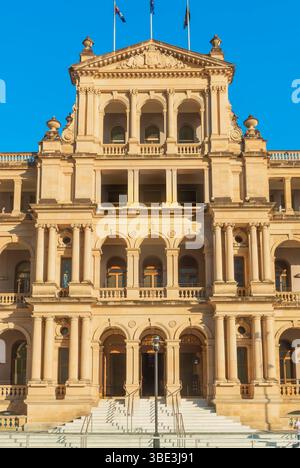 Australien, Queensland, Brisbane, Treasury Building, Brisbane Square Stockfoto