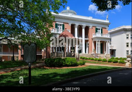 Belmont Mansion, Nashville, Tennessee, USA Stockfoto