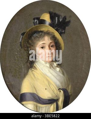 Jeanne Elisabeth Chaudet - Porträt einer Frau. Stockfoto