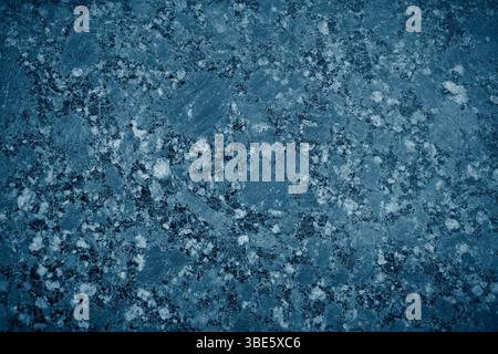 Wand Terrazzo Textur grau blau des Steingranit schwarz weiß Hintergrund Stockfoto