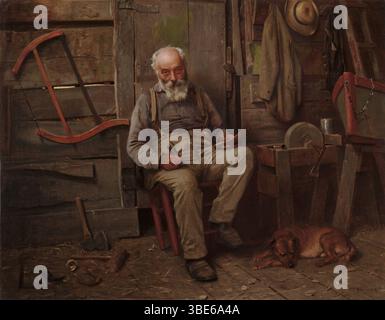 John George Brown (Us-Amerikanisch, 1831–1913) – Bootsbauer Stockfoto