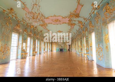 Der neue Flügel ist ein eigenständiges Bauwerk östlich des Hauptgebäudes des Schlosses Charlottenburg, das von Friedrich dem Großen (1712–1786) in Auftrag gegeben wurde Stockfoto