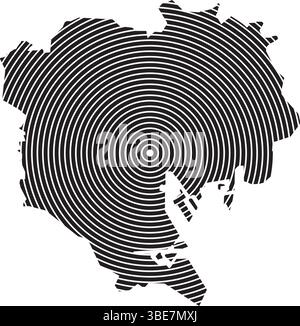 Tokio Map Element Symbol Illustration Design Stock Vektor
