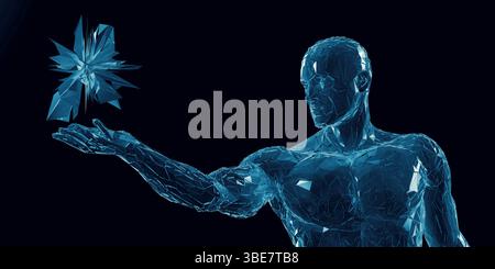 Die moderne Wissenschaft als Corporate Hintergrund Kunst Stockfoto