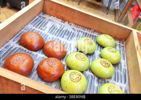 Nakamise Street in Kawasaki Daishi, Kanagawa Stockfoto