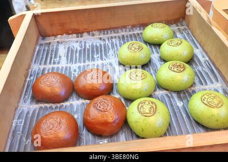 Nakamise Street in Kawasaki Daishi, Kanagawa Stockfoto