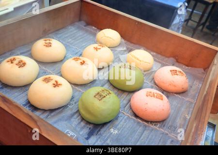 Nakamise Street in Kawasaki Daishi, Kanagawa Stockfoto