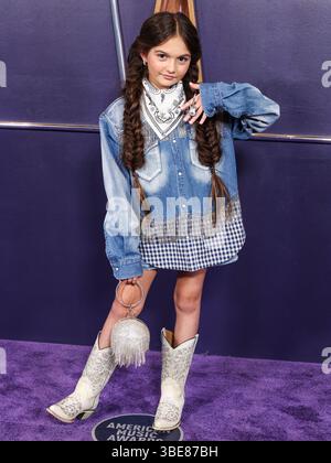 LAS VEGAS, NEVADA, USA - 26. MAI: Taylen Biggs kommt bei den American Music Awards 2025 an, die am 26. Mai 2025 im Fontainebleau Las Vegas in Las Vegas, Nevada, USA, stattfinden. (Foto: Xavier Collin/Image Press Agency) Stockfoto
