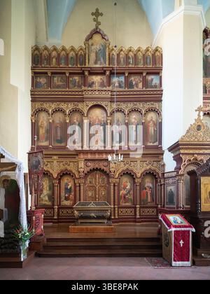 Kathedrale der Theotokos, byzantinische orthodoxe Kirche in Vilnius, Litauen Stockfoto
