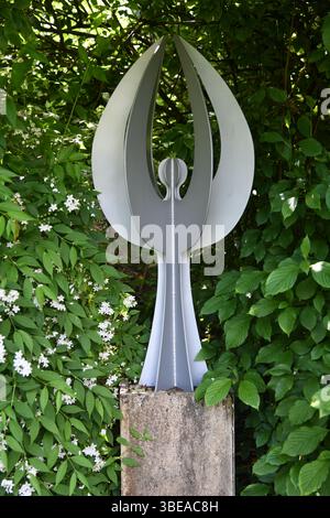 Gartenengel-Statue Stockfoto