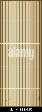 Werkzeug Sushi Rollmatte Karikaturvektor Illustration Stock Vektor