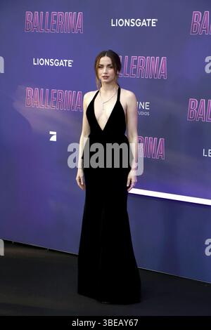 ANA de Armas bei der Berliner Premiere von From the World of John Wick: Ballerina im Zoo Palast in Berlin am 26. Mai 2025 Stockfoto