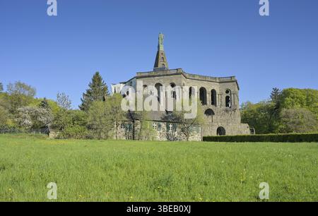 Hercules-Gebäude im Bergpark Wilhelmshöhe, Kassel, Hessen, Deutschland, Europa Stockfoto
