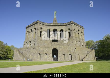 Hercules-Gebäude im Bergpark Wilhelmshöhe, Kassel, Hessen, Deutschland, Europa Stockfoto