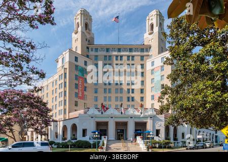 Arlington Resort Hotel and Spa am Ende der Bathhouse Row in Hot Springs Arkansas, USA Stockfoto