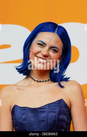 Zürich, Schweiz, 28. Mai 2025: Sänger Kings Elliot nominiert für den besten Breaking Act auf dem roten Teppich während der Swiss Music Awards 2025 in Halle Stockfoto