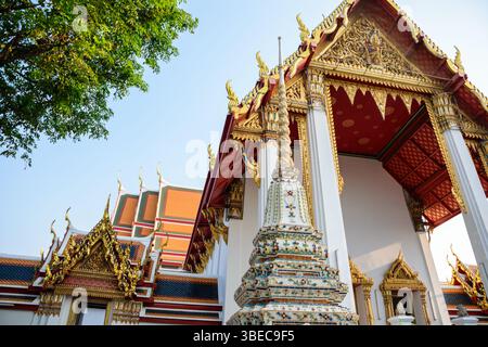 Tempel des Smaragd-Buddha und Grand Palace Bangkok, Thailand Stockfoto
