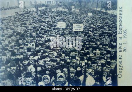 Dieser Eintrag bezieht sich auf ein historisches Ereignis oder Dokument aus dem Jahr 1906. Die Einzelheiten dieses Punktes sind spezifisch für den Kontext des frühen 20. Jahrhunderts und können bedeutende kulturelle oder politische Bewegungen betreffen. Stockfoto