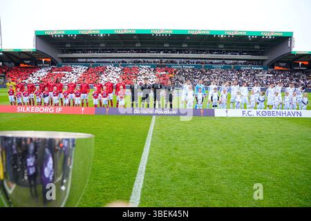 Herning, Dänemark. Mai 2025. Das Pokalfinale zwischen dem FC Kopenhagen - Silkeborg in der MCH Arena in Herning am Donnerstag, 29. Mai 2025. (Foto: Bo Amstrup/Scanpix 2025) Credit: Ritzau/Alamy Live News Stockfoto