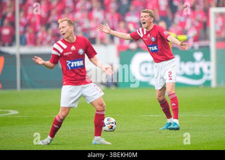 Herning, Dänemark. Mai 2025. Das Pokalfinale zwischen dem FC Kopenhagen - Silkeborg in der MCH Arena in Herning am Donnerstag, 29. Mai 2025. (Foto: Bo Amstrup/Scanpix 2025) Credit: Ritzau/Alamy Live News Stockfoto
