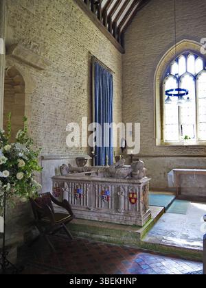 Minster Lovell in den glorreichen Cotswolds, Oxfordshire Stockfoto