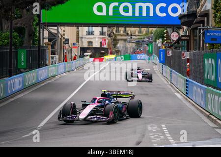 Montecarlo, Monaco. 29/22/2025. Franco Colapinto aus Australien fährt das (43) BWT Alpine F1 Team A525 Renault, Formel 1 TAG Heuer Gran Premio di Monaco 2025.Credit: Alessio Morgese AG. Foto Morale / Emage / Alamy Live News Stockfoto