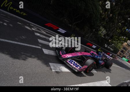 Montecarlo, Monaco. 29/22/2025. Franco Colapinto aus Australien fährt das (43) BWT Alpine F1 Team A525 Renault, Formel 1 TAG Heuer Gran Premio di Monaco 2025.Credit: Alessio Morgese AG. Foto Morale / Emage / Alamy Live News Stockfoto