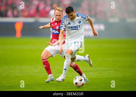 Herning, Dänemark. Mai 2025. Das Pokalfinale zwischen dem FC Kopenhagen - Silkeborg in der MCH Arena in Herning am Donnerstag, 29. Mai 2025. (Foto: Bo Amstrup/Scanpix 2025) Credit: Ritzau/Alamy Live News Stockfoto