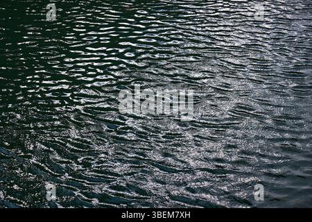 Wasserwellen Oberfläche Stockfoto