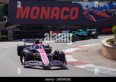 Montecarlo, Monaco. 29/27/2025. Franco Colapinto aus Australien fährt das (43) BWT Alpine F1 Team A525 Renault, Formel 1 TAG Heuer Gran Premio di Monaco 2025.Credit: Alessio Morgese AG. Foto Morale / Emage / Alamy Live News Stockfoto
