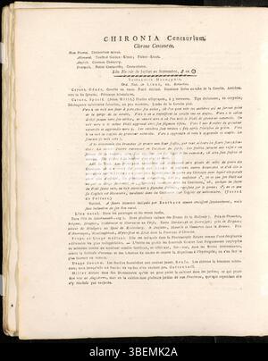*Chironia centaurium*, heute als *Centaureum littorale* bekannt, ist auf der Platte 0276 der *Flora Batava* dargestellt. Diese botanische Illustration, die von Jan Kops 1822 erstellt wurde, zeigt die Pflanze mit präzisen Details und zeigt ihre Eigenschaften als Heilkraut. Die Beschreibung in französischer Sprache stellt einen Kontext für ihre historische und wissenschaftliche Bedeutung dar. Stockfoto