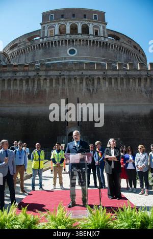 Rom, Italien. Mai 2025. Im Foto Roberto Gualtieri. NUR REDAKTIONELLE VERWENDUNG! NICHT FÜR KOMMERZIELLE ZWECKE! Stockfoto