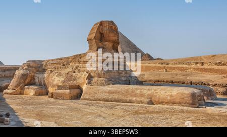 Große Sphinx von Gizeh in Ägypten Stockfoto