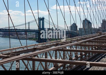 Brooklyn Bridge In New York City Stockfoto