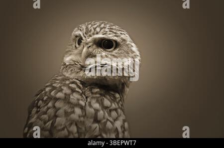 Kanincheneule (Athene Cunicularia) Stockfoto