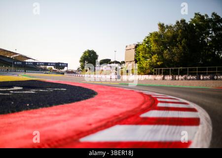 BARCELONA, SPANIEN - 29. Mai: Eine allgemeine Ansicht der Strecke während der Vorschauen vor dem Formel 1 Grand Prix von Spanien auf dem Circuit de Barcelona-Catalunya am 29. Mai 2025 in Barcelona, Spanien. (Foto: Qian Jun/Paddocker) Stockfoto