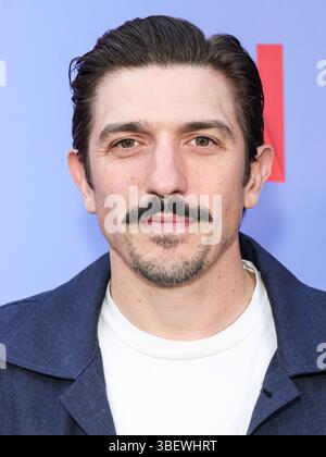West Hollywood, Usa. Mai 2025. WEST HOLLYWOOD, LOS ANGELES, KALIFORNIEN, USA - 29. MAI: US-amerikanischer Schauspieler, Podcaster und Stand-up-Comedian Andrew Schulz kommt bei Netflix an ist Ein Witz präsentiert: FYSEE LA Comedy Night ATAS (Academy of Television Arts and Sciences) Emmy FYC (for Your Review) Event im Comedy Store am 29. Mai 2025 in West Hollywood, Los Angeles, Kalifornien, USA. (Foto: Xavier Collin/Image Press Agency) Credit: Image Press Agency/Alamy Live News Stockfoto