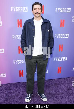 West Hollywood, Usa. Mai 2025. WEST HOLLYWOOD, LOS ANGELES, KALIFORNIEN, USA - 29. MAI: US-amerikanischer Schauspieler, Podcaster und Stand-up-Comedian Andrew Schulz kommt bei Netflix an ist Ein Witz präsentiert: FYSEE LA Comedy Night ATAS (Academy of Television Arts and Sciences) Emmy FYC (for Your Review) Event im Comedy Store am 29. Mai 2025 in West Hollywood, Los Angeles, Kalifornien, USA. (Foto: Xavier Collin/Image Press Agency) Credit: Image Press Agency/Alamy Live News Stockfoto