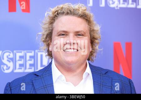 West Hollywood, Usa. Mai 2025. WEST HOLLYWOOD, LOS ANGELES, KALIFORNIEN, USA - 29. MAI: Die US-amerikanische Schriftstellerin, Komikerin und Schauspielerin Fortune Feimster kommt bei Netflix an ist Ein Witz präsentiert: FYSEE LA Comedy Night ATAS (Academy of Television Arts and Sciences) Emmy FYC (for Your Concept) Event im Comedy Store am 29. Mai 2025 in West Hollywood, Los Angeles, Kalifornien. (Foto: Xavier Collin/Image Press Agency) Credit: Image Press Agency/Alamy Live News Stockfoto