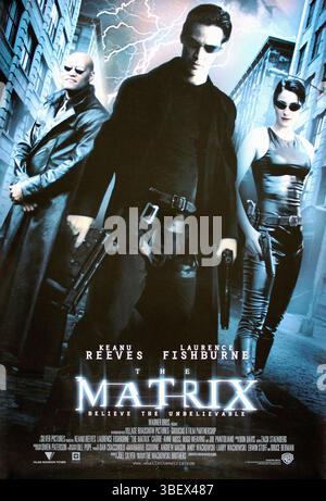 DIE MATRIX - Original-Filmposter Stockfoto
