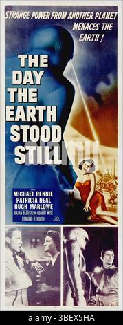 DER TAG, AN DEM DIE ERDE STILL STAND - Original-Filmposter Stockfoto