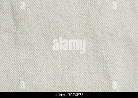 Makrostruktur eines Gewebes, das zu 100 % aus Baumwolle besteht Stockfoto