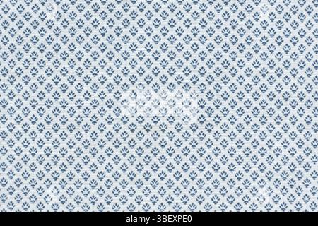 Makrostruktur eines Gewebes, das zu 100 % aus Baumwolle besteht Stockfoto