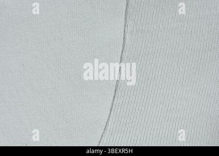 Makrostruktur eines Gewebes, das zu 100 % aus Baumwolle besteht Stockfoto