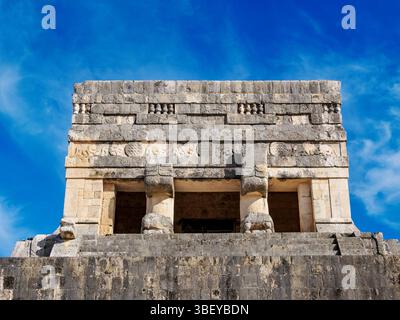 Tempel der Jaguare, Chichen Itza, Yucatan State, Mexiko Stockfoto