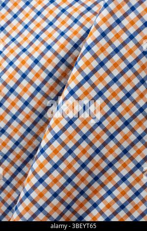 Makrostruktur eines Gewebes, das zu 100 % aus Baumwolle besteht Stockfoto