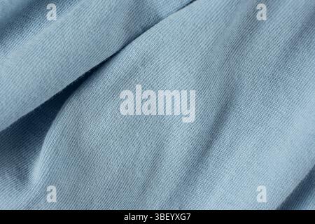 Makrostruktur eines Gewebes, das zu 100 % aus Baumwolle besteht Stockfoto