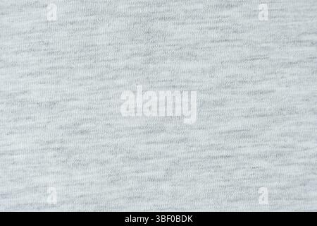 Makrostruktur, Graues Baumwollgewebe, Draufsicht Stockfoto
